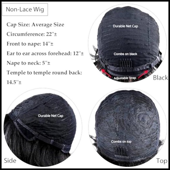 Human Hair Pixie Cut Wig Glueless Wear and Go Layered Bangs Natural Looking main image 2